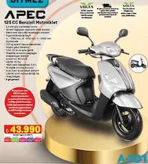 APEC 125 CC BENZİNLİ MOTOSİKLET APEC 125 CC BENZİNLİ MOTOSİKLET